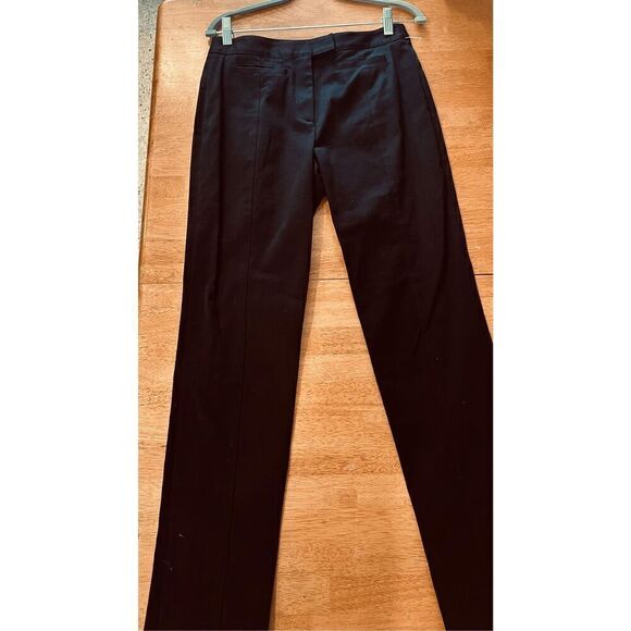 PROENZA SCHOULER BLACK STRETCH PANTS BACK ZIP ANKLES SIZE 6 - Picture 8 of 15